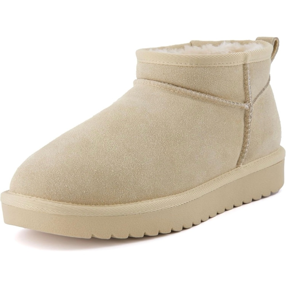 Cushionaire Faux Fur Memory Foam Ankle Boots